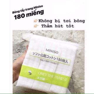Bông tẩy trang miniso (gói)