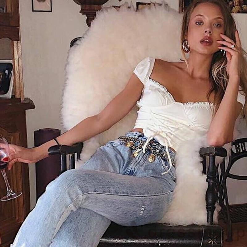 Áo croptop lệch vai thời trang nữ tính