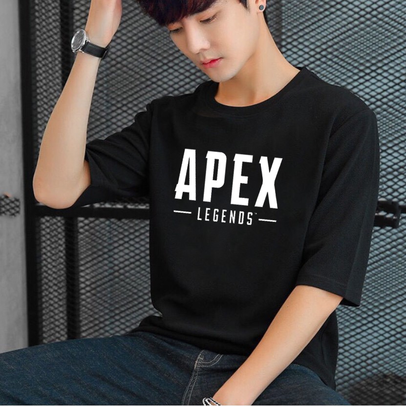 FREESHIP Áo thun Ape.X 2 màu trắng đen tee phông tay lỡ unisex nam nữ form rộng basic tee oversize siêu đẹp