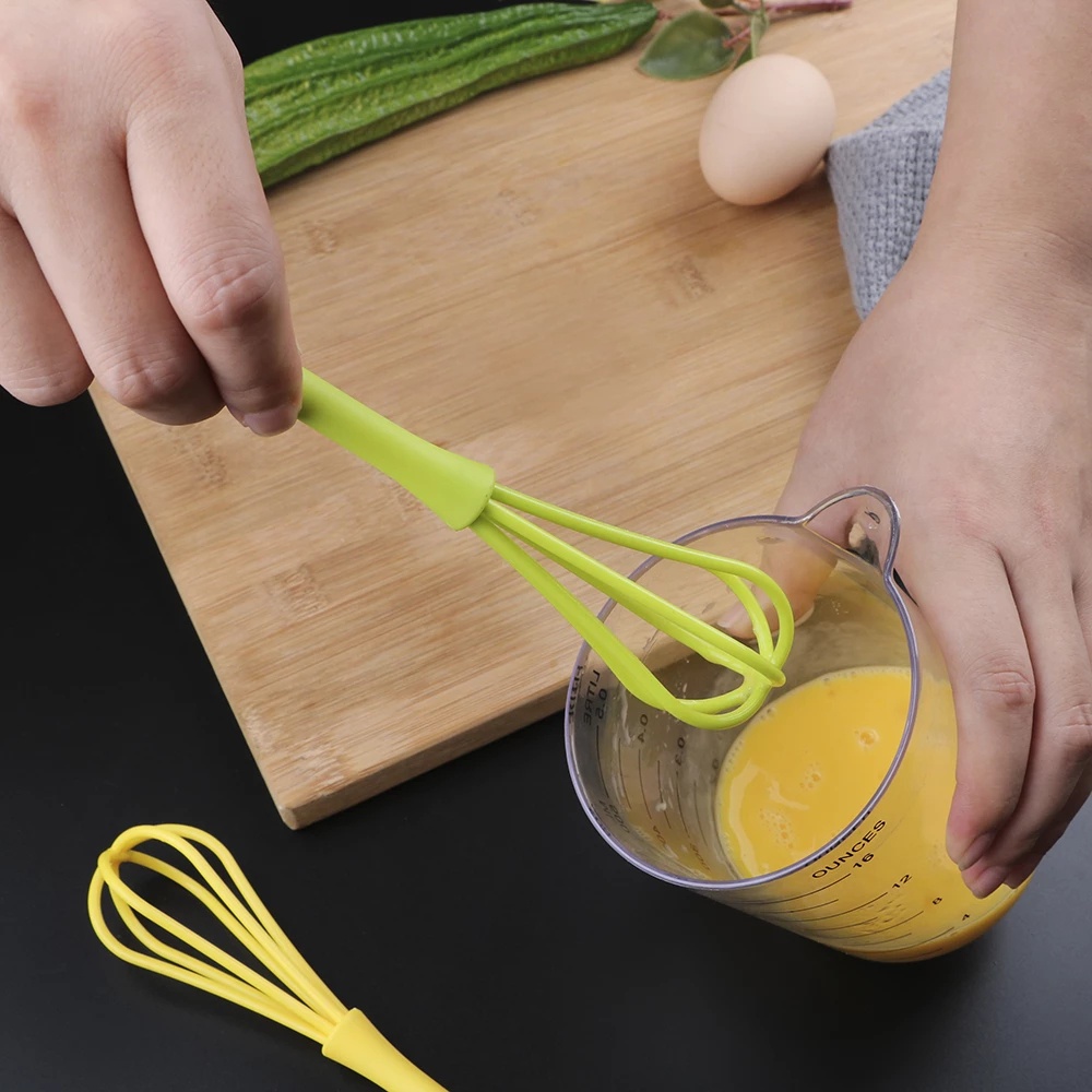 Dụng Cụ Đánh Trứng Đa Năng Bằng Nhựa Màu Sắc Ngẫu Nhiên
