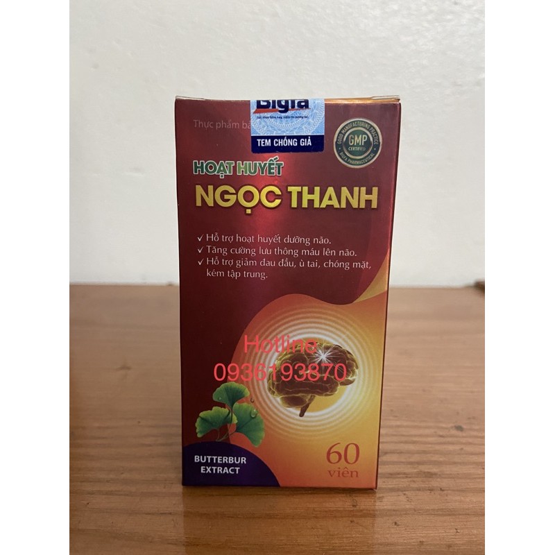 HOẠT HUYẾT NGỌC THANH - Hộp 60 viên