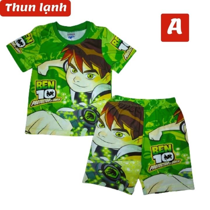 Set đồ đồ bộ bé trai từ 10-55kg - Vải thun lạnh - Tomchuakids