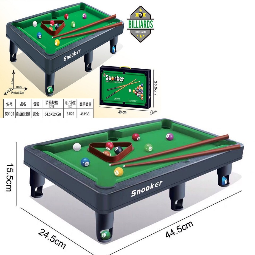 Bàn bia cho cả gia đình - bộ bi da Snooker