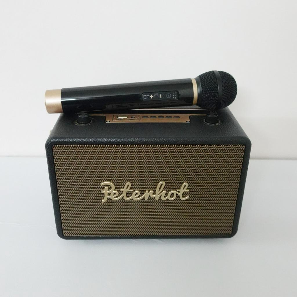 Loa Karaoke Bluetooth Peterhot A106W  - Loa xách tay karaoke nhỏ gọn, công suất 30w