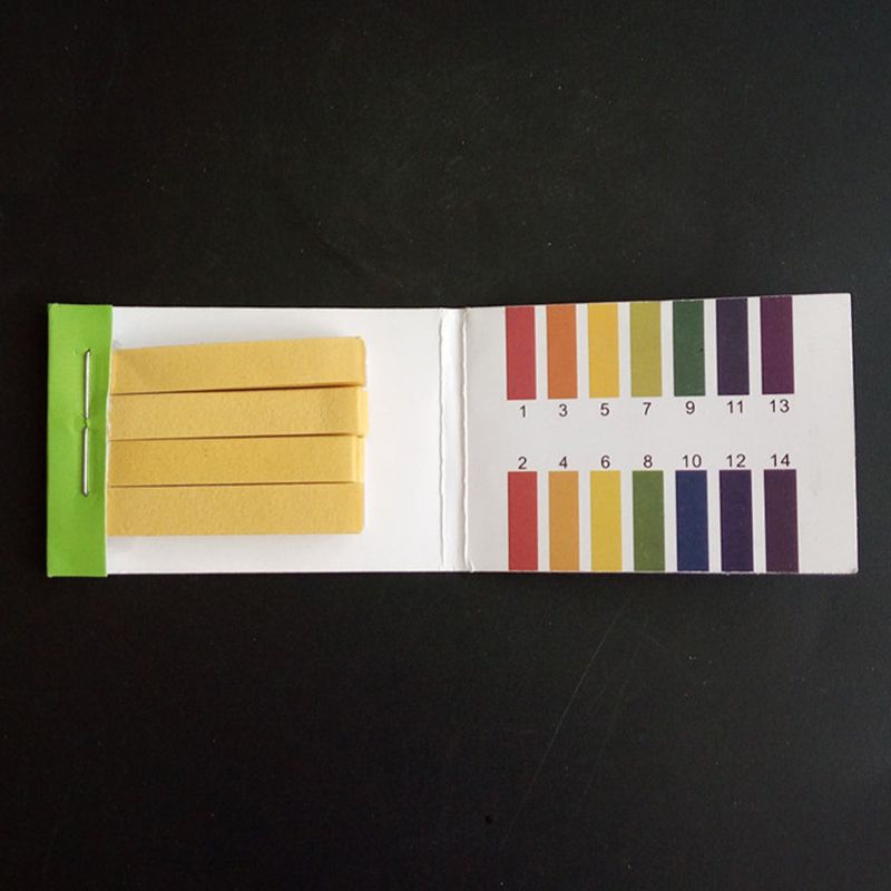 Set 80 giấy thử nghiệm độ PH mức độ 1-14 cho phòng thí nghiệm/bể cá/thực phẩm
