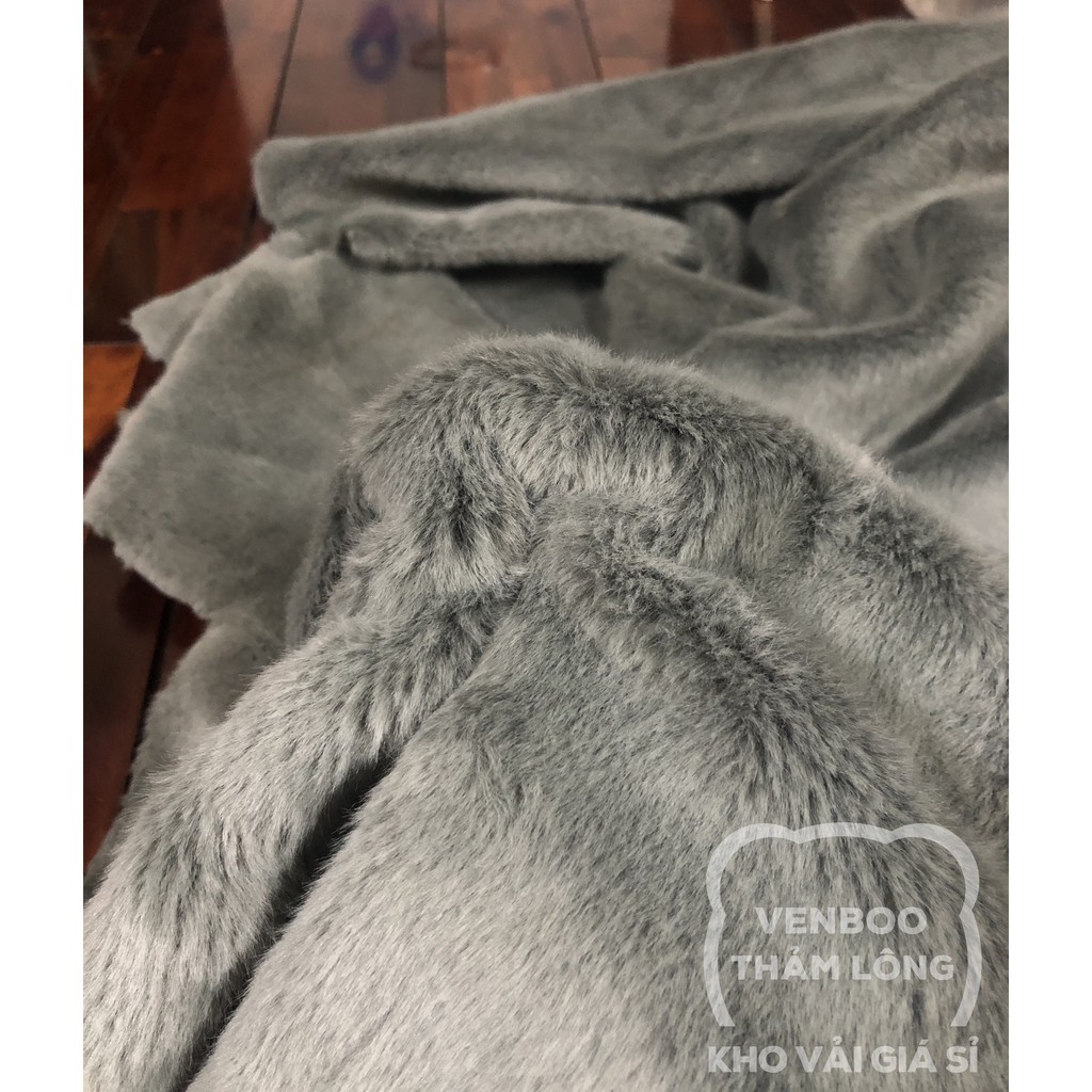 🌟Thảm Lông Trang Trí Decor Nội Thất | Xám ToToRo Cao Cấp | Siêu Hot 2021 | BigBuy360 - bigbuy360.vn