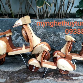 Xe VesPa LX gỗ