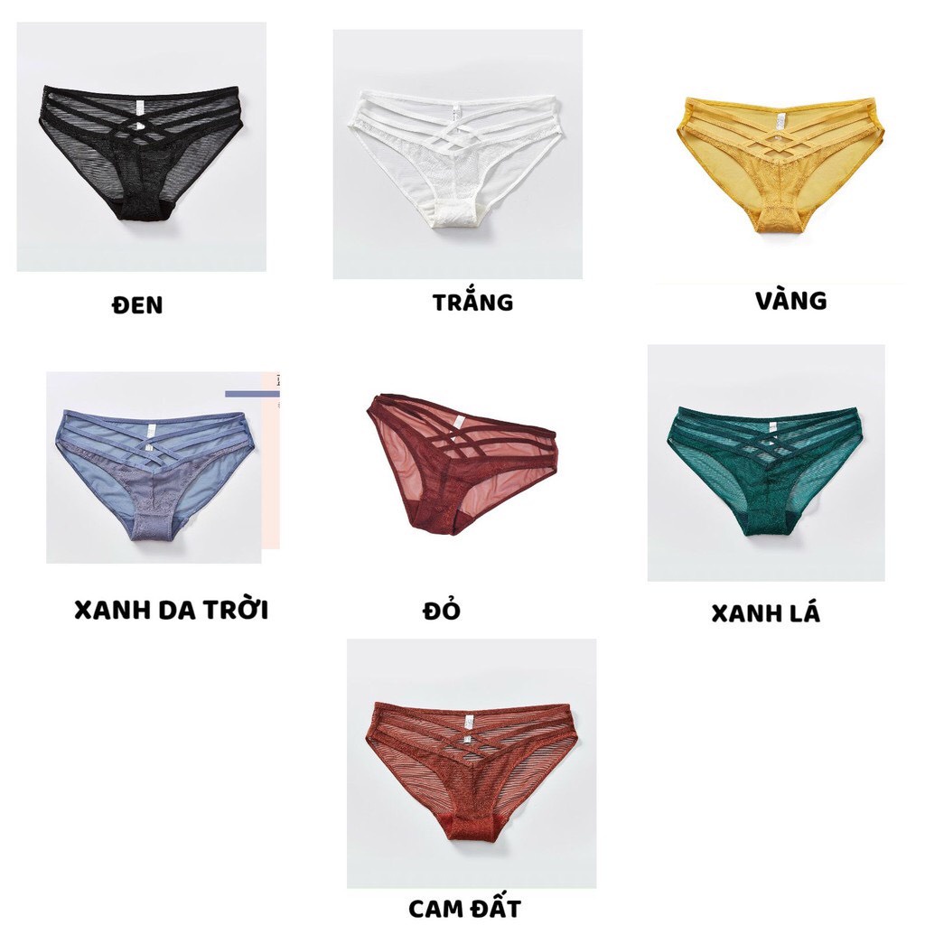 Quần Lót Nữ - Quần Lót Ren thiết kế dây đan chéo quyến rũ Sexy DAN STORE MÃ 521