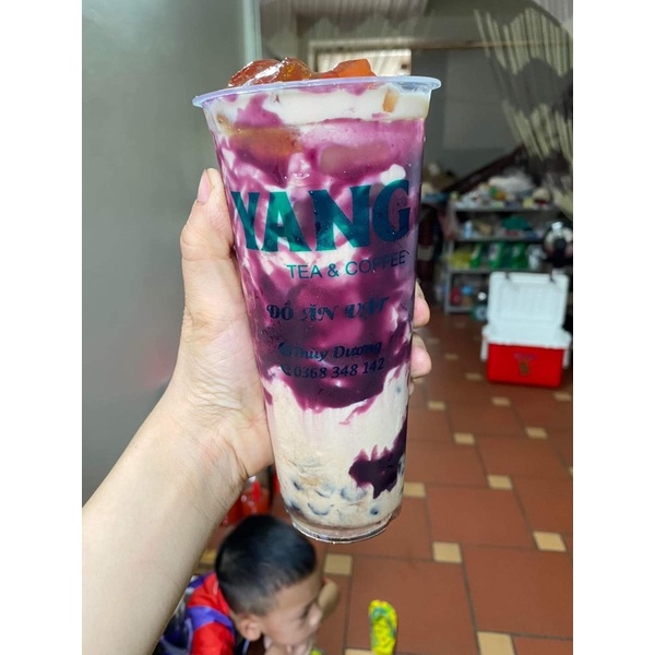 Sốt khoai tím + matcha + socola