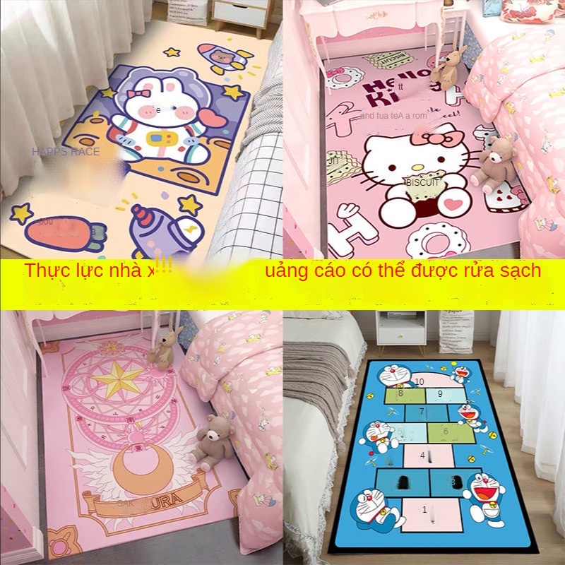 Thảm Trải Sàn Dày Dặn Chống Bụi Bẩn Cho Phòng Khách/Phòng Ngủ