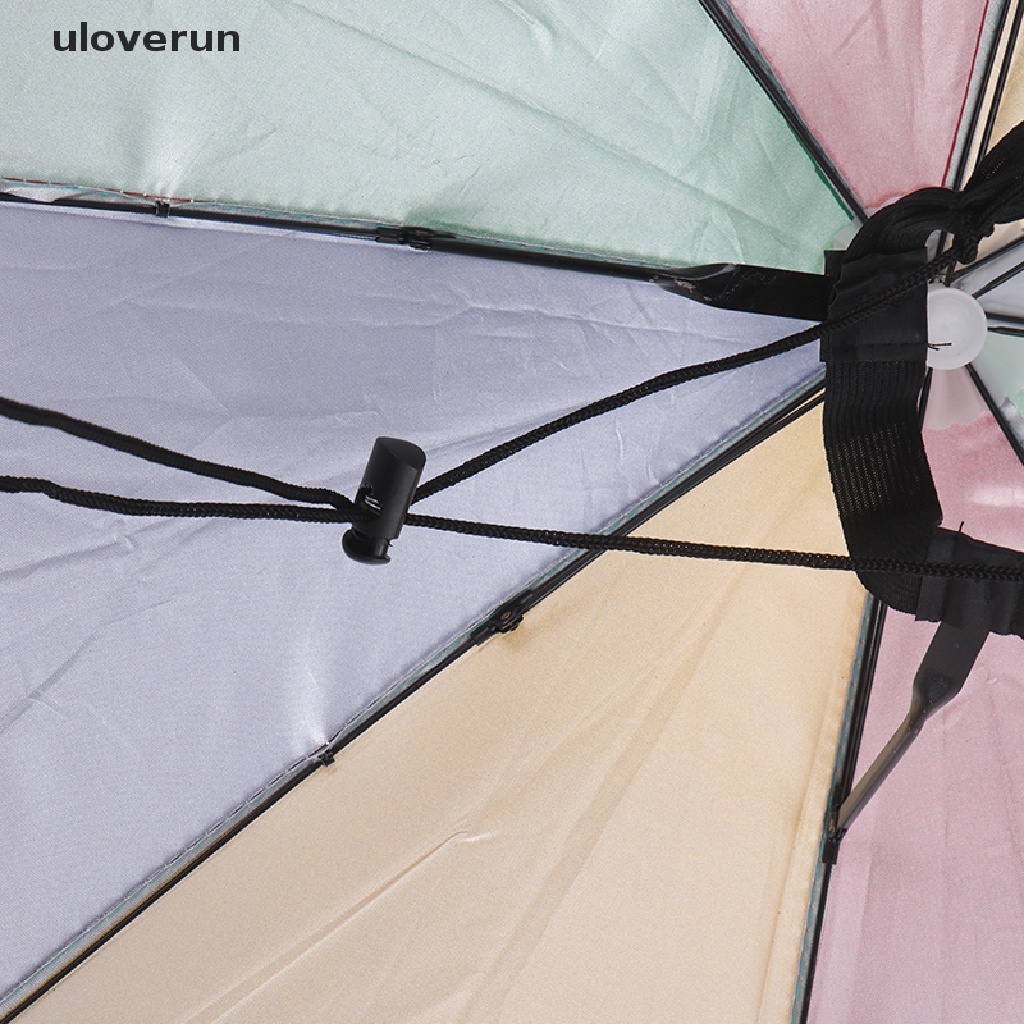 1 Mũ Dù Chống Nắng Gấp Gọn Tiện Dụng Khi Đi Câu Cá / Cắm Trại