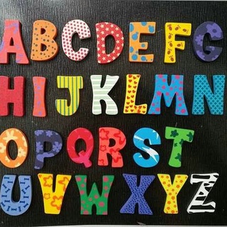 Bộ chữ số gỗ nam châm (Wooden Magnetic Letters/Numbers)
