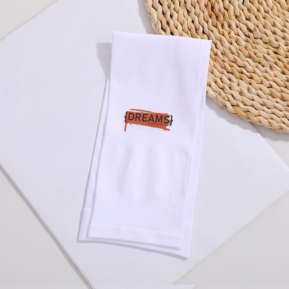 Set 2 Găng Tay Chống Nắng Màu Trơn Họa Tiết Hoạt Hình Dùng Khi Lái Xe/Leo Núi