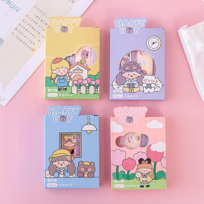Bộ 20 Miếng Dán Y Tế Khẩn Cấp Chống Thấm Nước Cho Bé