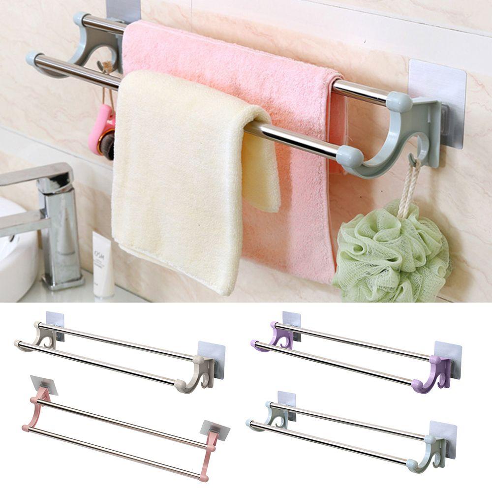 Giá Đôi Treo Khăn Gắn Tường Nhà Tắm Tiện Dụng