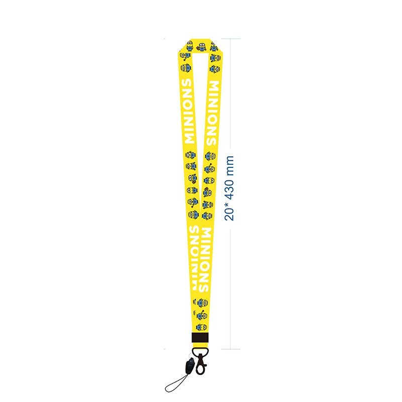 Dây Đeo Thẻ ID/Thẻ ID/Thẻ Tên Họa Tiết Minion Dễ Thương Phong Cách Hàn Quốc
