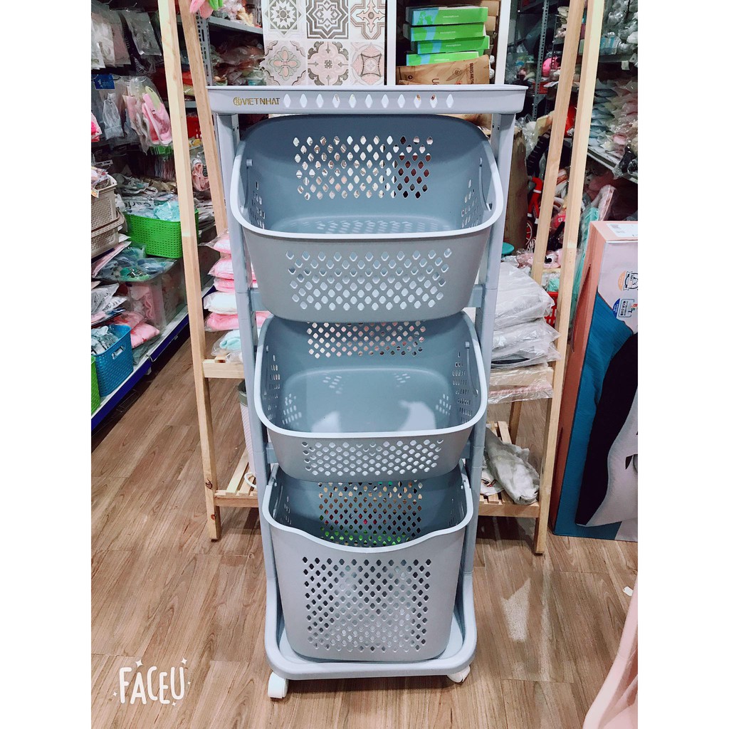 kệ nhựa 3 tầng việt nhật
