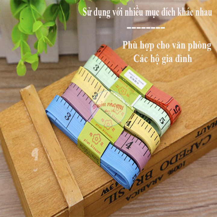 Xả sốc 3 ngày Thước dây 1.5m bản nhỏ tiện dụng Br 01029