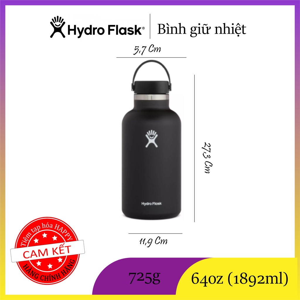 Bình giữ nhiệt Hydro Flask 64 oz