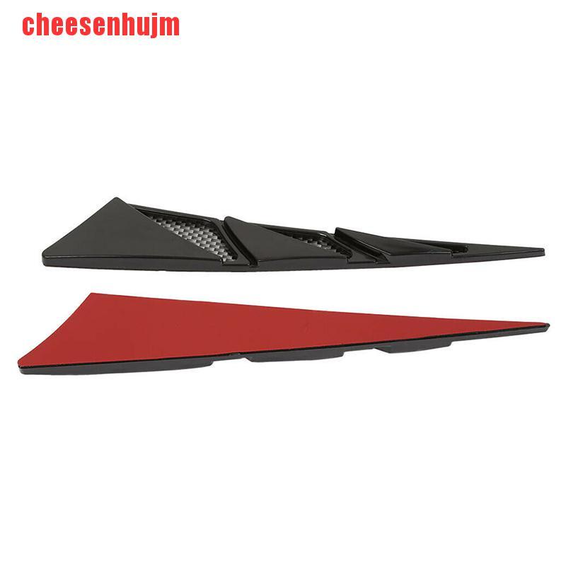 [cheesenhujm]Pair ABS Universal Car Simulation Hood Vent Decor Sporty Side Air Flow Sticker