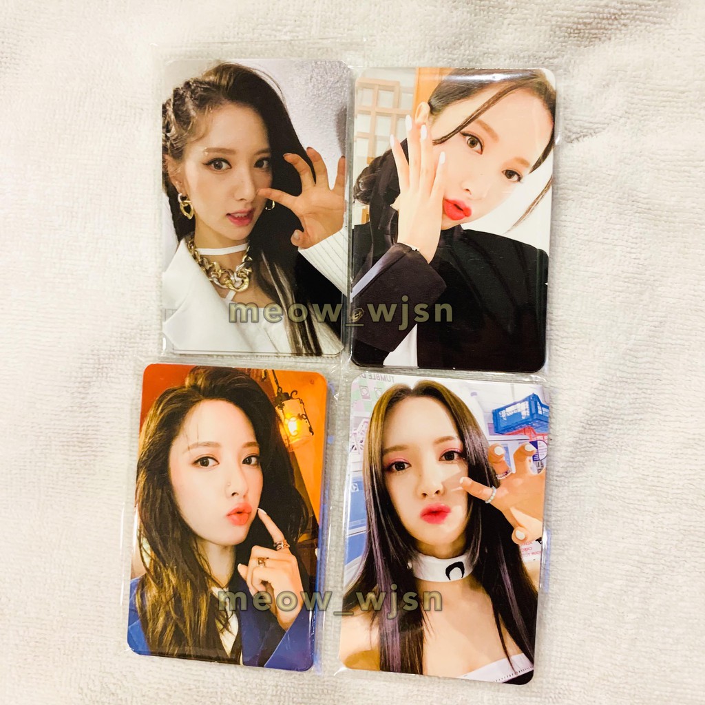 Photocard BONA WJSN The Black My Attitude - card hình