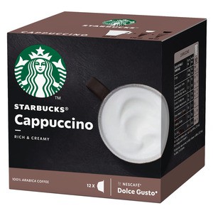 Viên nén cafe pha máy Cappuccino Starbucks 09/2022