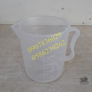 CA ĐONG 500ML NHỰA CÓ VẠCH CHIA