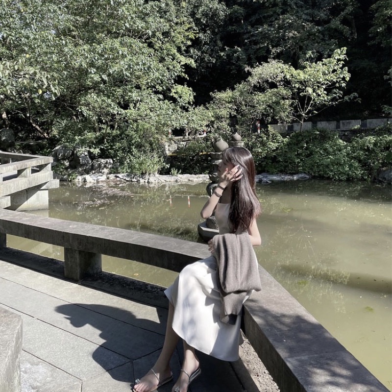 SET ÁO LEN CÁNH DƠI TRỄ VAI CROPTOP MIX VÁY DÀI PHONG CÁCH TIỂU THƯ HÀN QUỐC ULZZANG