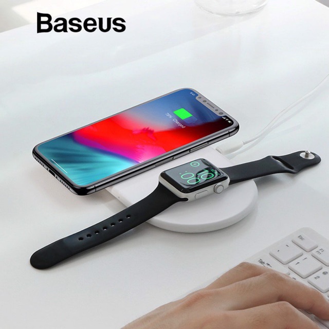 Dock sạc không dây Baseus 2 in 1