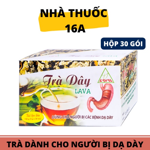 TRÀ DÂY LAVA - DÀNH CHO NGƯỜI BỊ DẠ DÀY, BAO TỬ - HỘP 30 GÓI TRÀ TÚI LỌC