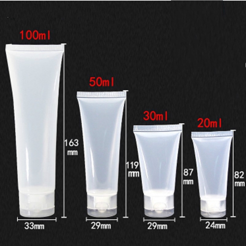 Tuýp rỗng đựng mỹ phẩm mang đi tiện lợi 20ml/30ml/50ml/100ml