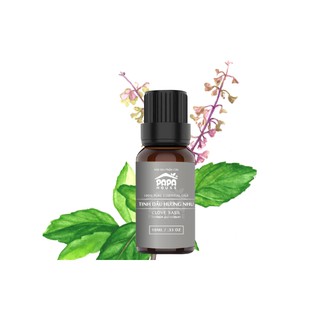 Tinh dầu Hương Nhu PaPa nguyên chất, chăm sóc răng miệng, dưỡng da, dưỡng tóc, mọc tóc - 10ml 30ml 50ml