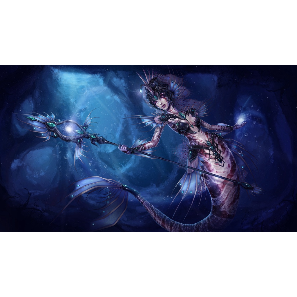 Poster A3, A4, A5 dán tường League of Legends, decal trang trí có keo NAMI - Mẫu 1, nhận in theo yêu cầu