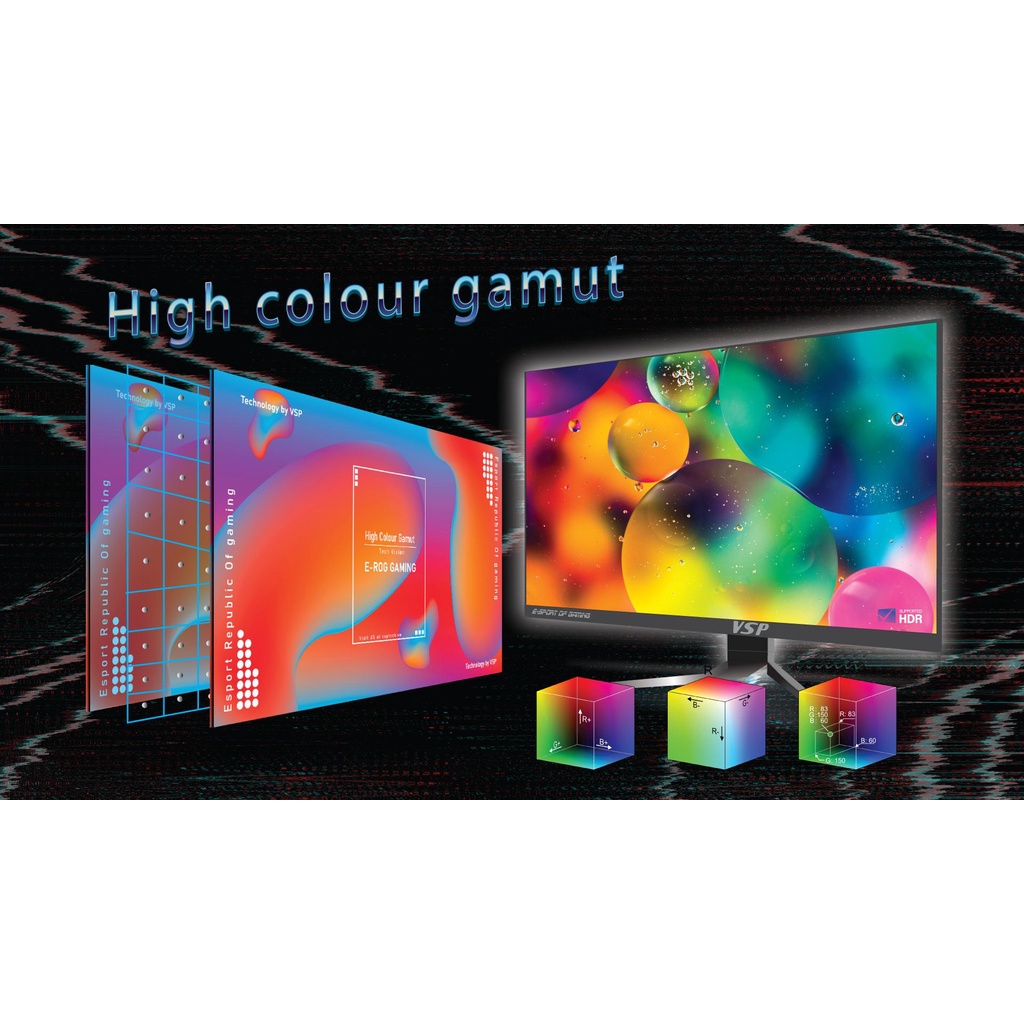 Màn hình cong 32inch 2K QHD VSP VG325Q ESport Gaming - HDR/FreeSync/165Hz/4ms/LCD VA/1500R - BẢO HÀNH 2 NĂM 1 ĐỔI 1