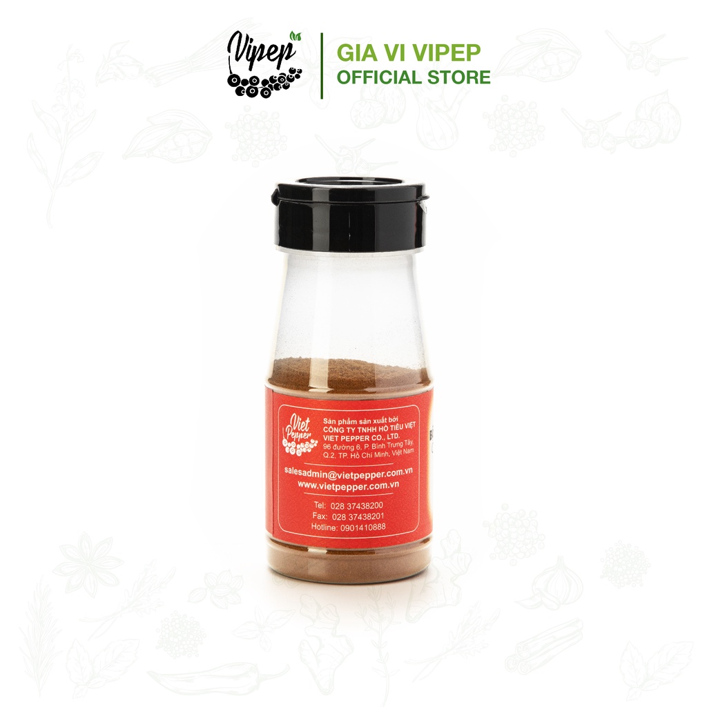 Bột đinh hương Vipep 50g - gia vị thảo dược chế biến thức ăn tốt cho sức khoẻ, tăng hương vị cay tự nhiên