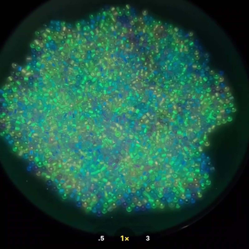 Set 660 Hạt Nhựa Acrylic Phát Quang Thay Đổi Màu Sắc Dùng Để Làm Đồ Trang Sức Diy