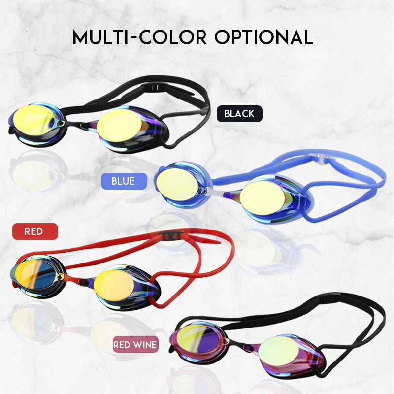 Kính Bơi Silicone Chống Sương Mù/Thấm Nước/Tia Uv Chuyên Nghiệp