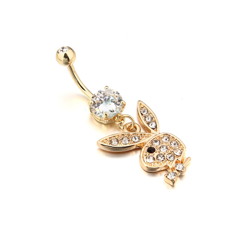 1 Khuyên Rốn Hình Thỏ Hoạt Hình Sáng Tạo Cho Nữ