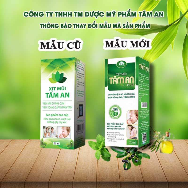 XỊT ХОАN𝖦 TÂM AN Và XỊT MŨI TÂM AN PLUS