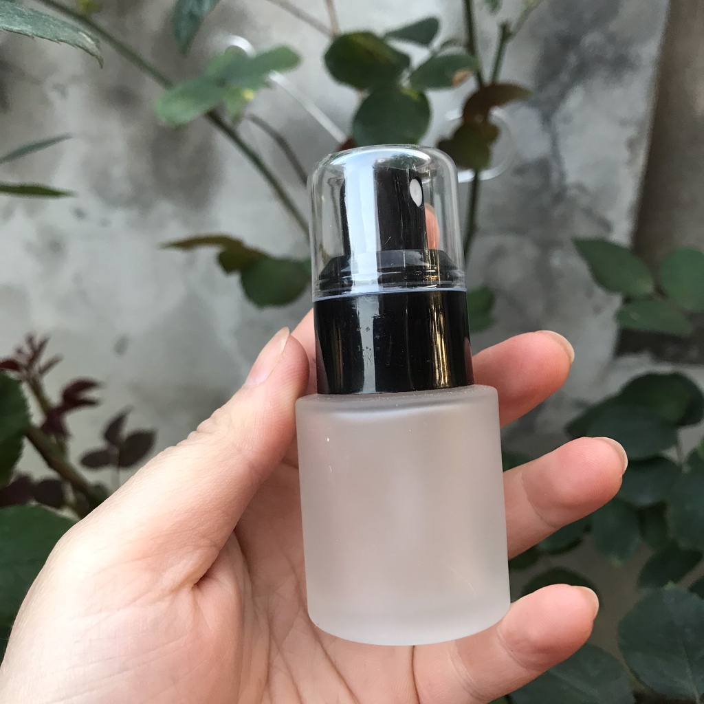 Lọ chiết mỹ phẩm thủy tinh 25ml/50ml/80ml. Chai thủy tinh mờ cao cấp nắp xịt giọt.