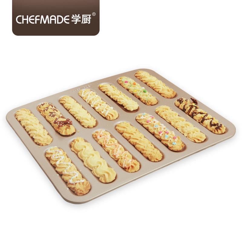 Khuôn nướng bánh lưỡi mèo ChefMade/ Khuôn bánh lưỡi mèo CHEFMADE