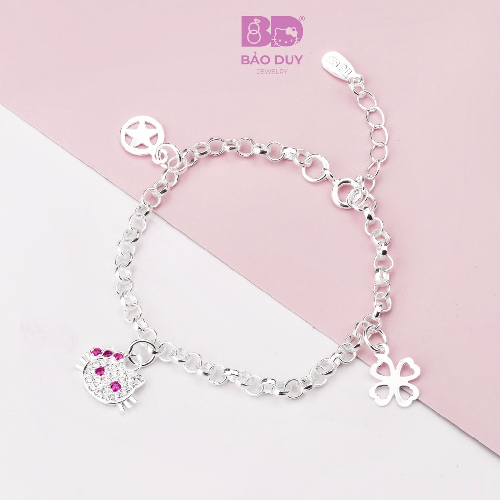 Lắc tay Bạc s925 cao cấp cho bé - Bảo Duy Jewelry