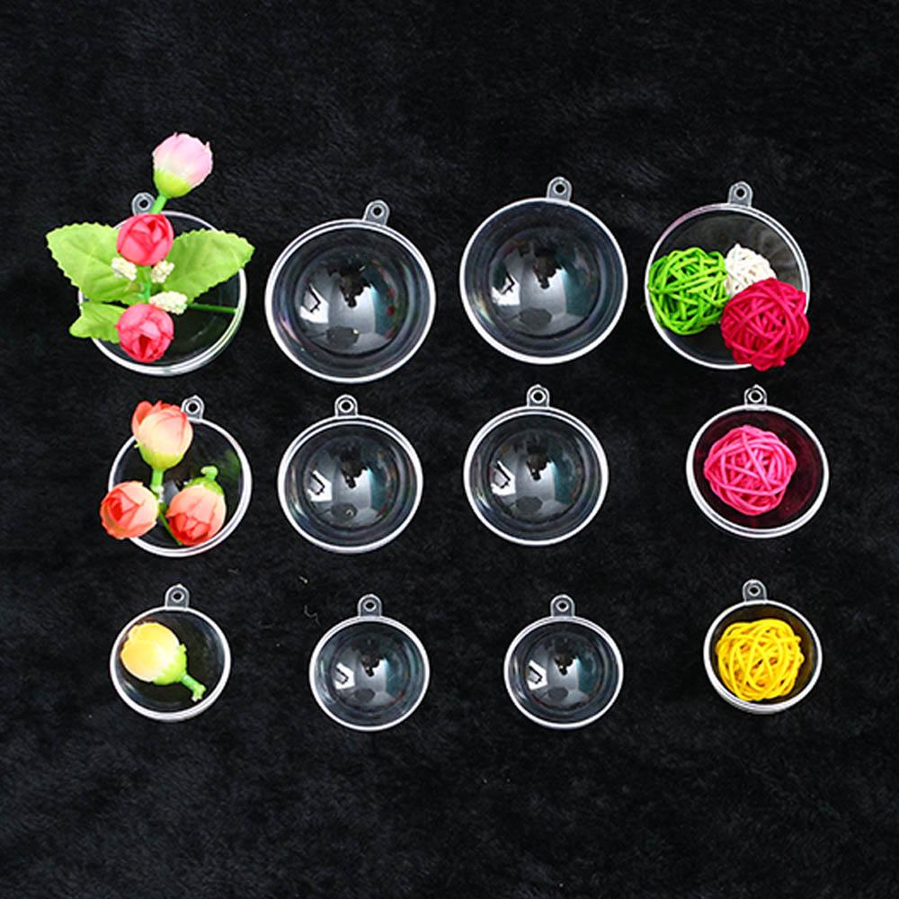 Set 20 Hộp Nhựa Trong Suốt Đựng Kẹo Trang Trí Tiệc Cưới