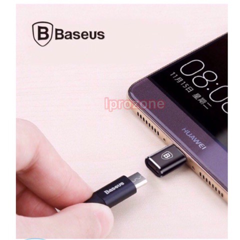 Đầu chuyển Micro USB sang TYPE-C chính hãng Baseus