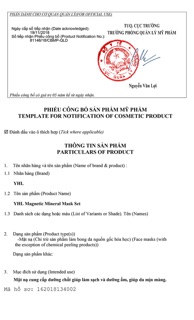 Mặt nạ bùn khoáng YHL