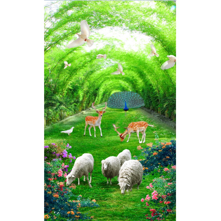 TRANH DÁN TƯỜNG PHONG CẢNH SƠN THỦY