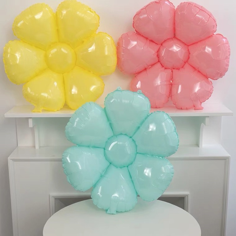 Bóng bay hình hoa nhiều màu xinh xắn trang trí sinh nhật sự kiện