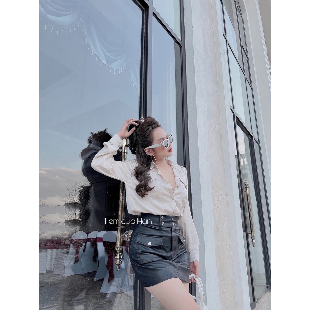 Chân Váy Da Hot Trend 2021