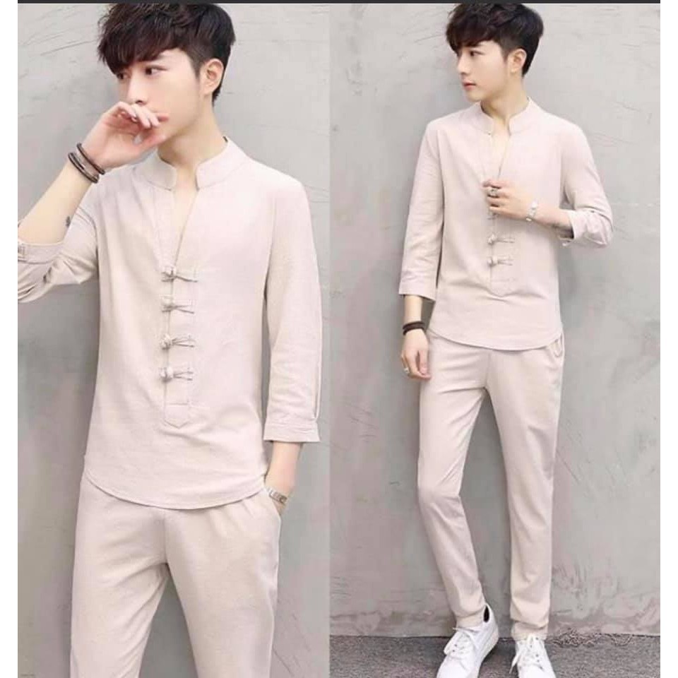 Bộ Đũi Nam Nữ mặc ở nhà, đi lễ thoải mái