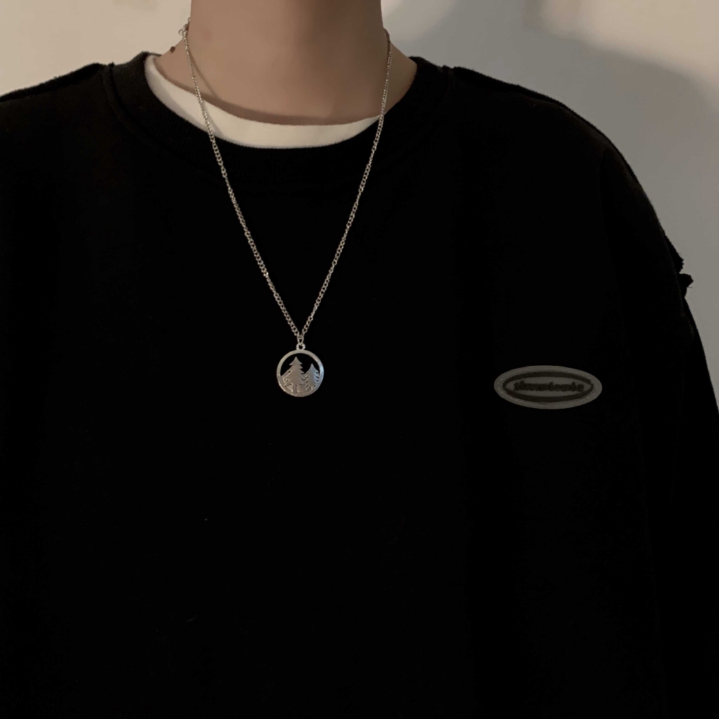 Dây chuyền hình cây phong cách Hàn Quốc xinh xắn dành cho nữ